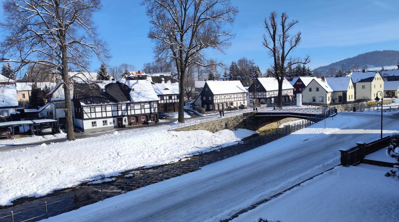 Komfort-Ferienwohnung "Zur Schmiedebruecke" Großschönau Exterior foto