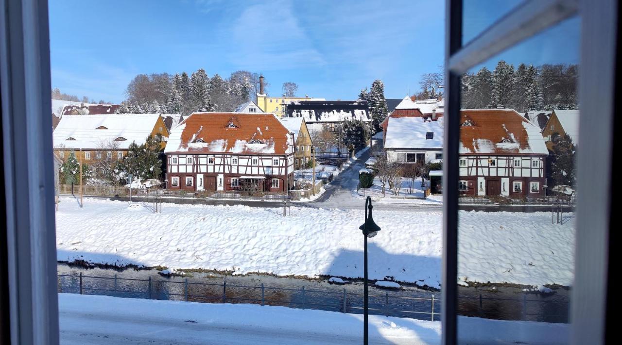 Komfort-Ferienwohnung "Zur Schmiedebruecke" Großschönau Exterior foto
