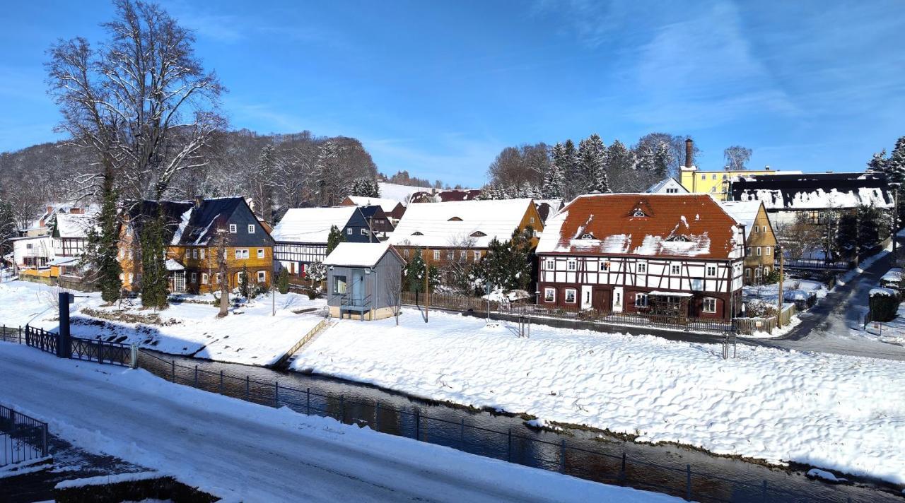 Komfort-Ferienwohnung "Zur Schmiedebruecke" Großschönau Exterior foto