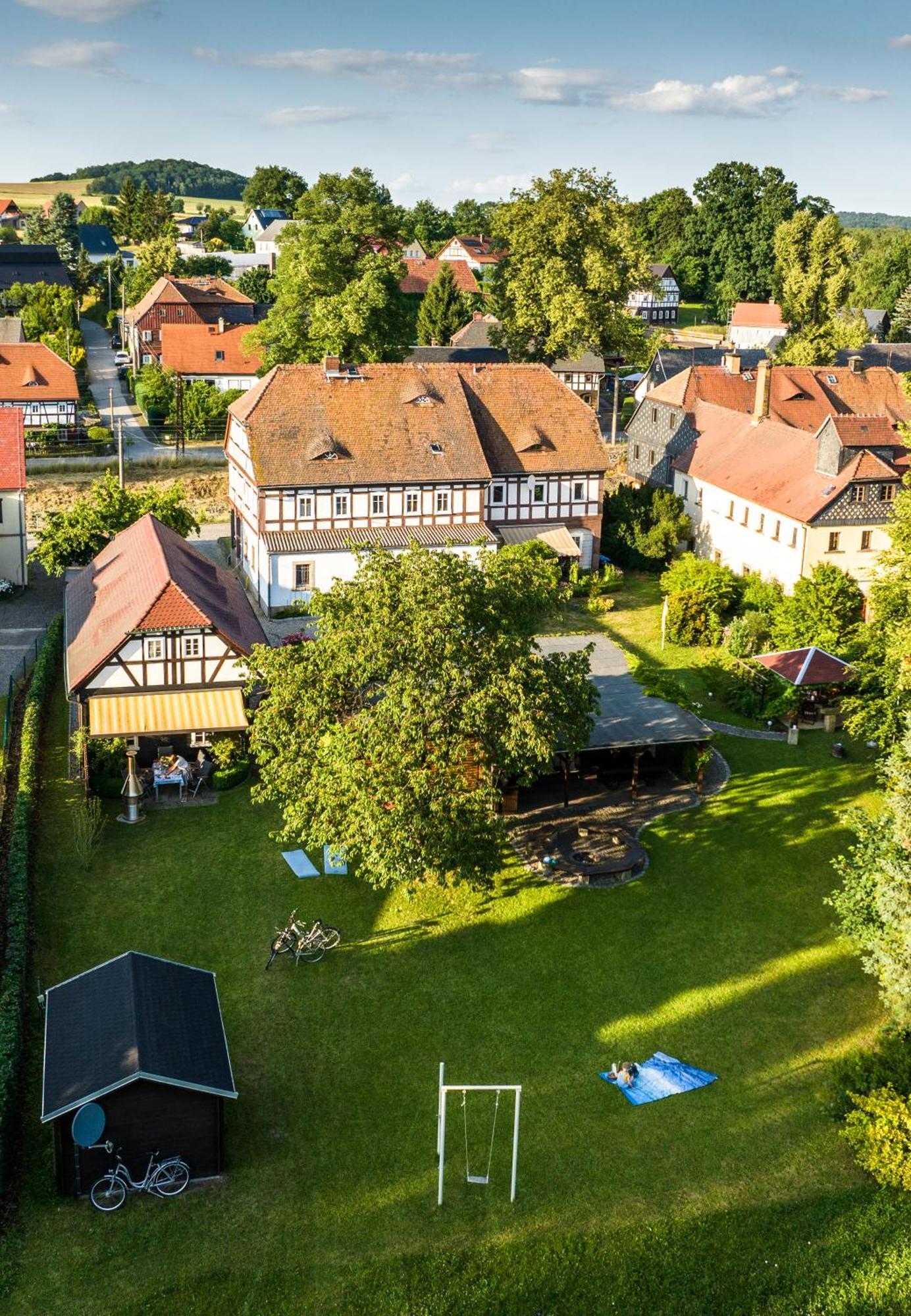 Komfort-Ferienwohnung "Zur Schmiedebruecke" Großschönau Exterior foto